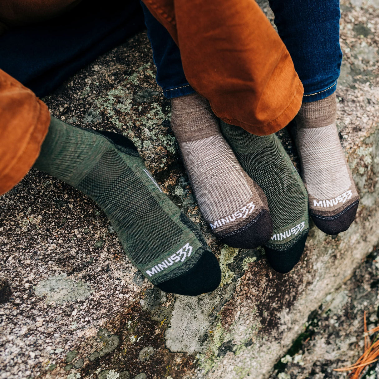 Microweight Cushion - Mini Crew Wool Socks Mountain Heritage